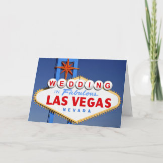 Carte Mariage à Las Vegas