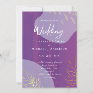 Carte Mariage Abstrait moderne scandinave japonais