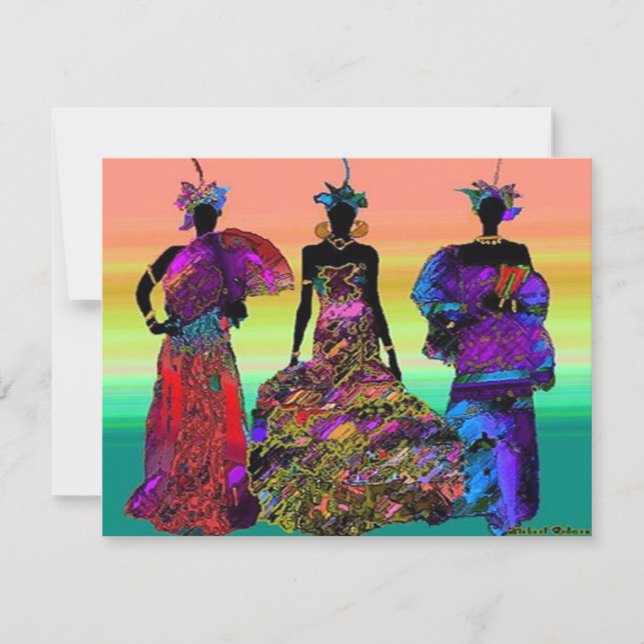 CARTE MARIAGE AFRICAIN (Devant)