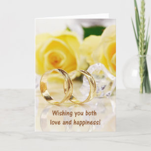 Carte Mariage "Amour et Bonheur"