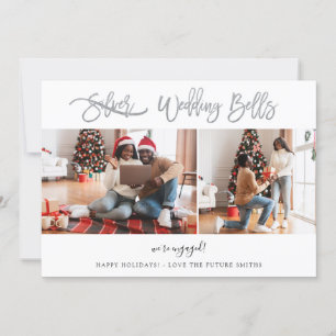 Carte Mariage Bells Multi Photo Fiançailles Card