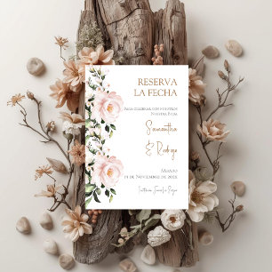 Carte Mariage Bohème Sauvegarder la Date