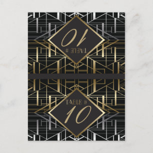Carte Mariage classique Gatsby Deco