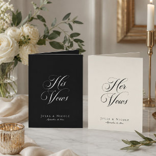 Carte Mariage Classique Ivoire Calligraphie Ses Vœux