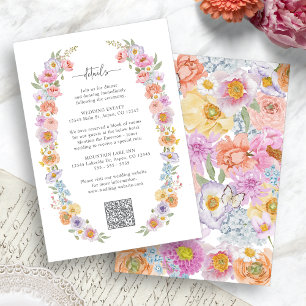 Carte Mariage colorée