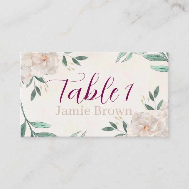 Carte Mariage de automne Whimsical (Devant)