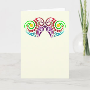 Carte Mariage de deux coeurs