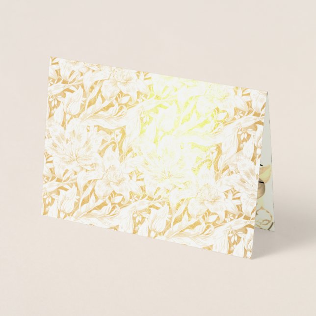 Carte mariage de fermeture à huile - Lys (Devant)