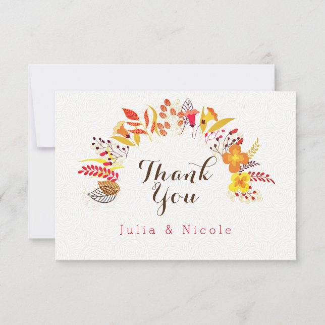 Carte Mariage de feuillage de Fleur sauvage Boho violet  (Devant)