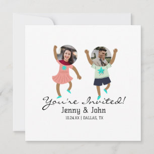 Carte Mariage de la mariée et du marié personnalisé avec
