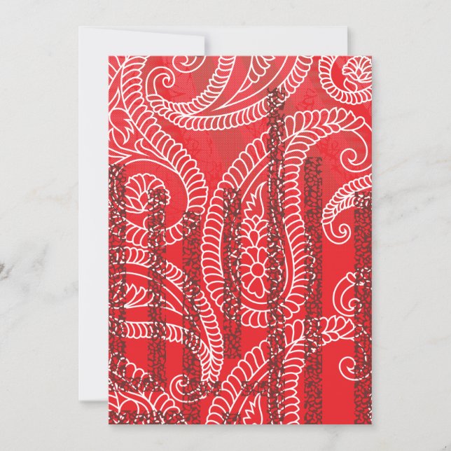 Carte Mariage de mariage | Shadi Invitation Design (Devant)