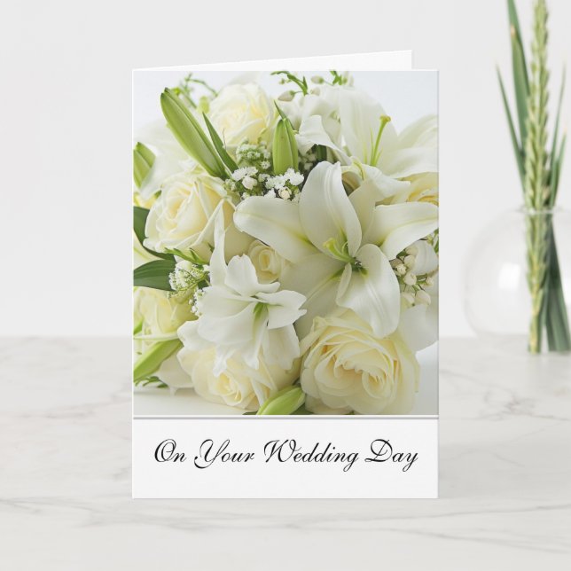 Carte Mariage de mariée (Devant)