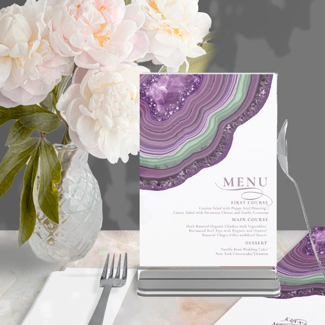 Carte Mariage de Parties scintillant de la géométrie d'â (Créateur téléchargé)