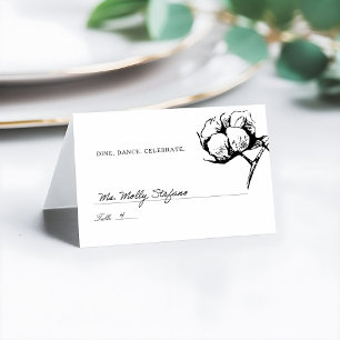 Carte mariage de place Escort   Etching de poule d