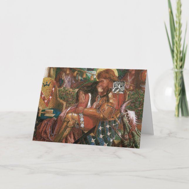 Carte Mariage de St George, Princesse Sabra par Rossetti (Devant)