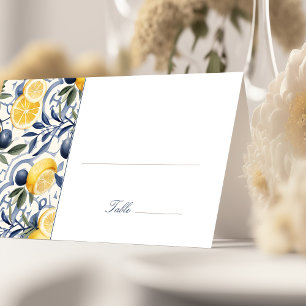Carte Mariage d'élégance aux agrumes côtiers