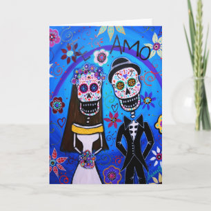 Carte Mariage Dia de los Muertos