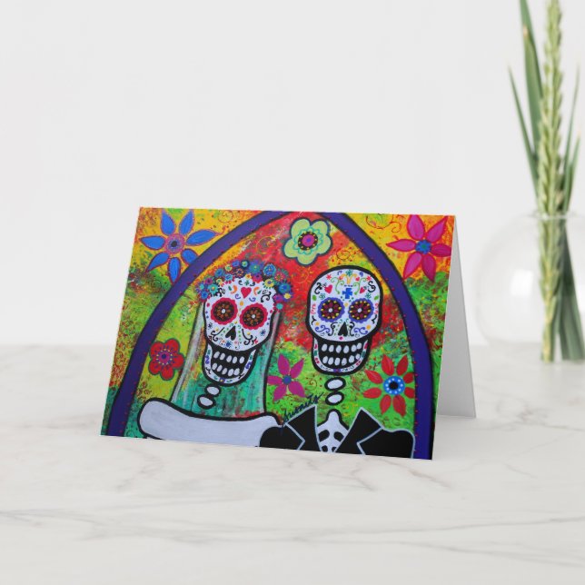 Carte Mariage Dia de los Muertos (Devant)