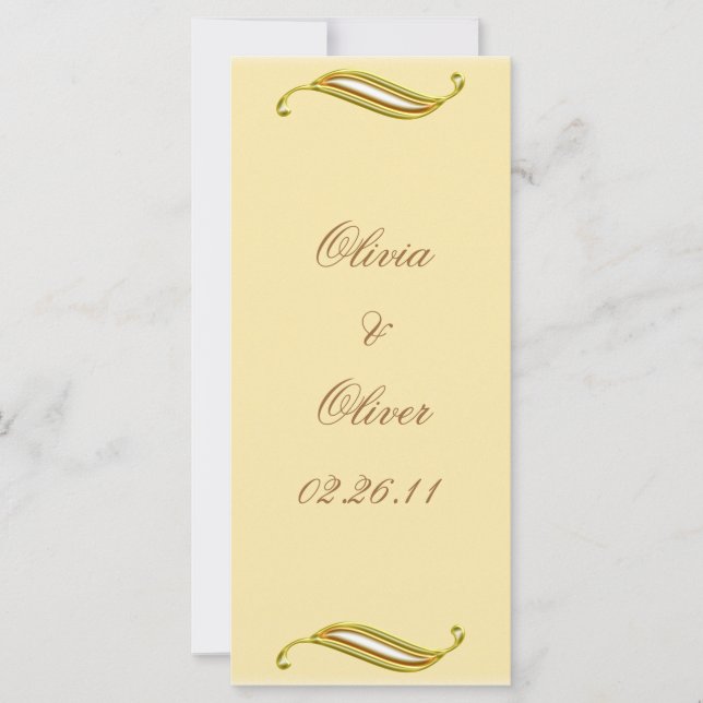 Carte Mariage d'or (Devant)