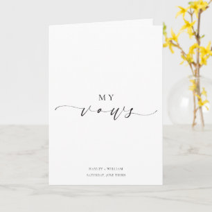 Carte Mariage Ellesmere My Vows
