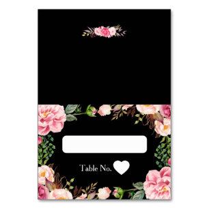 Carte mariage Escort rose Romantique Enveloppement