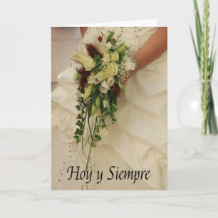 Carte Mariage espagnol félicitations
