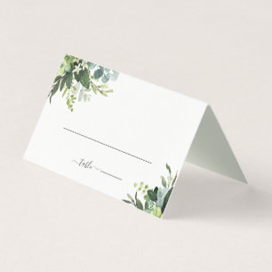Carte Mariage Eucalyptus Green Foliing