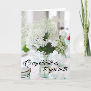 Carte mariage - Félicitations à vous deux