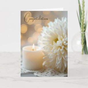Carte Mariage Félicitations Chrysanthemum