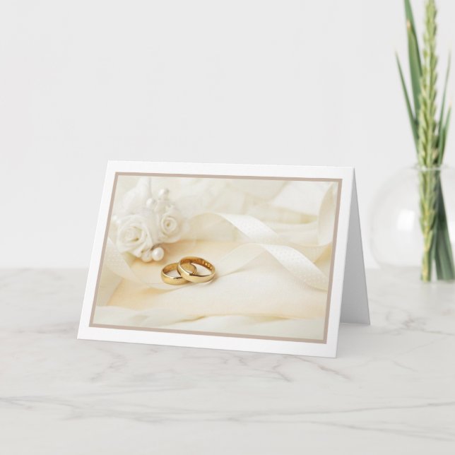 Carte mariage - Félicitations pour votre grand jou (Devant)