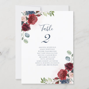 Carte Mariage floral de Bourgogne Numéro du tableau
