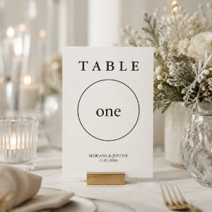 Carte Mariage Géométrique Minimaliste Typographie Serif 