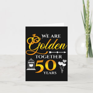 Carte Mariage homme 50 ans ensemble anniversaire de mari