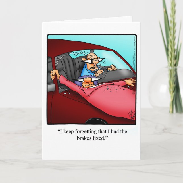 Carte mariage Humour Anniversaire Pour Couple (Devant)