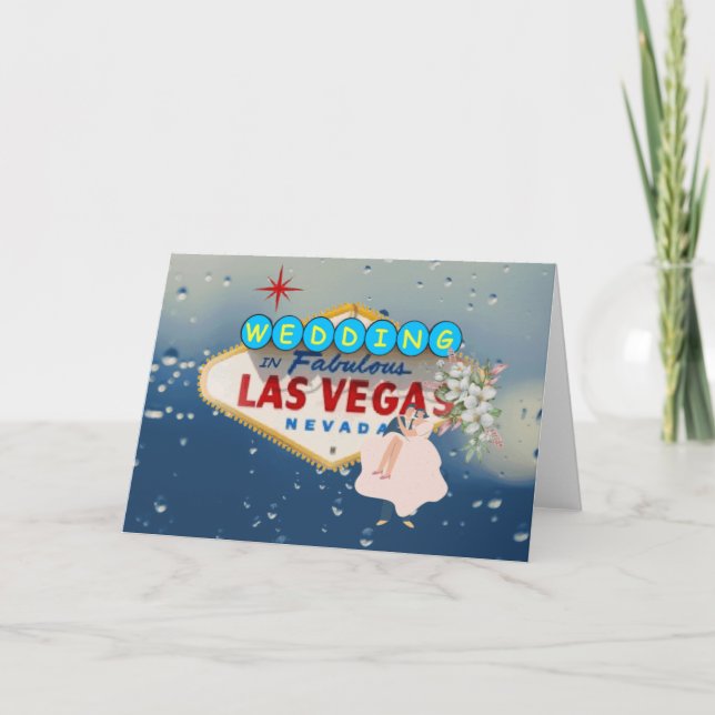 Carte Mariage Las Vegas (Devant)
