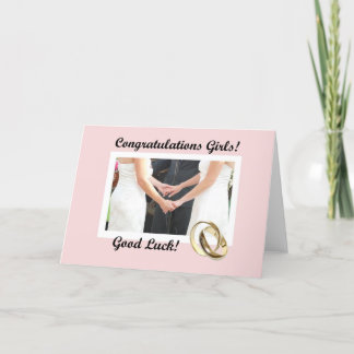 Carte Mariage lesbienne