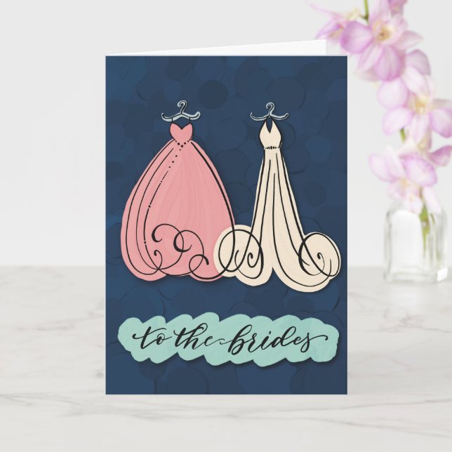 Carte Mariage lesbienne (Orchidée)