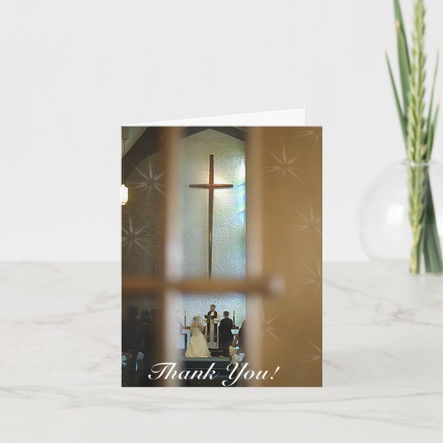 Carte Mariage Merci (Devant)