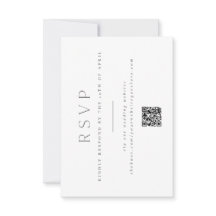 Mariage minimal et élégant RSVP