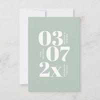 Mariage minimaliste moderne, graphique enregistrer