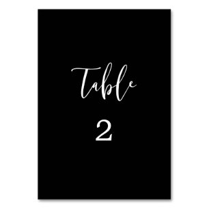 Carte Mariage noir et blanc