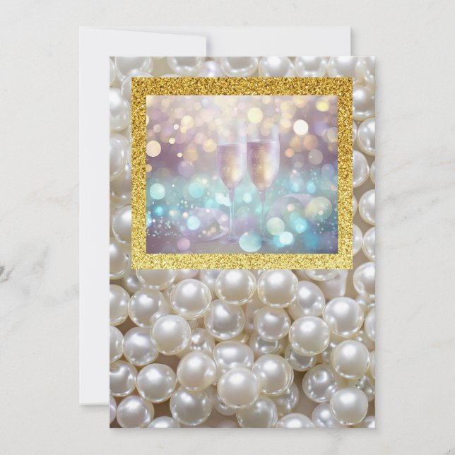 Carte mariage ou Fiançailles, Taille plate : 5" x  (Devant)