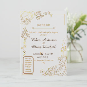 Carte Mariage personnalisable