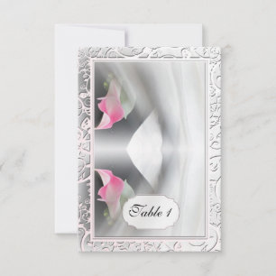 Carte Mariage Pink Calla Lily