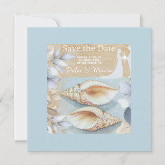 Carte Mariage plage