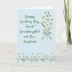 Carte mariage pour Grand-Fille et Mari