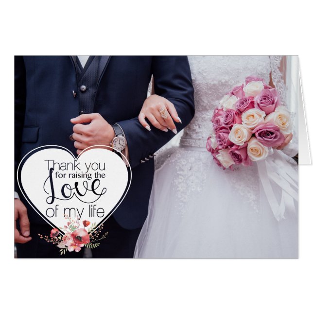 Carte mariage pour la future belle-mère (Devant horizontal)