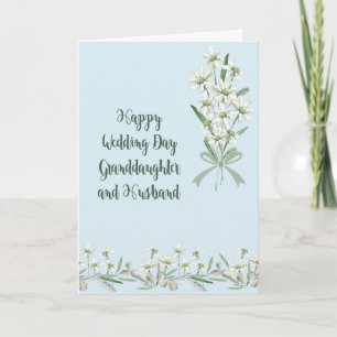 Carte mariage pour la petite-fille et le mari