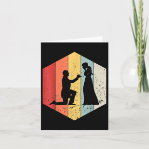 Carte Mariage rétro mariage vintage Cool mariée Groom Ev