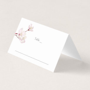 Carte Mariage Sakura Japonaise en fleurs de cerisi